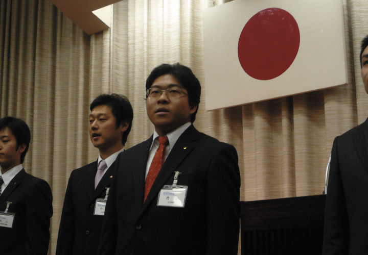 入塾式にて決意表明