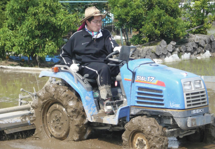 農業実習で農業の現場を研修