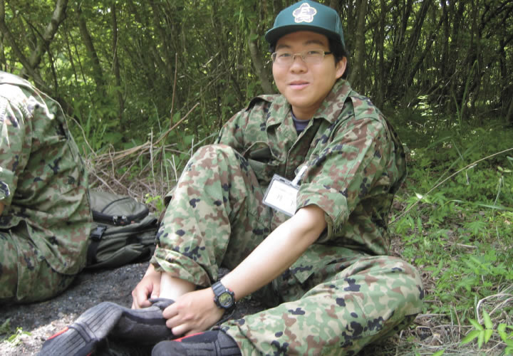 陸上自衛隊富士学校にて自衛隊研修