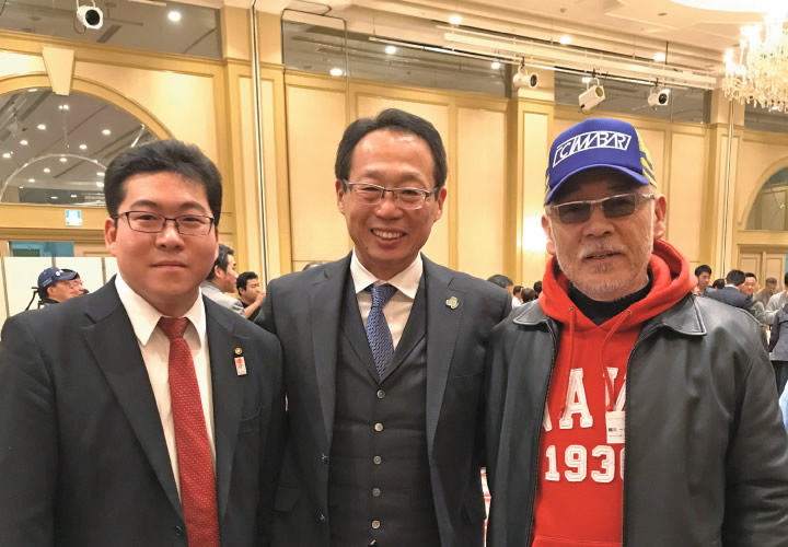 「FC今治 キックオフパーティー」で岡田 武史元日本代表監督と